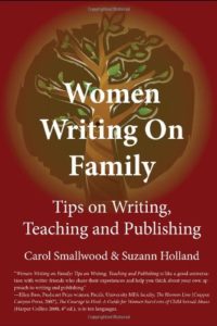 women writing on family